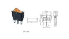 IC-113 Dar Işıklı Anahtar ON-OFF B Kalite