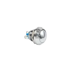 E81 12MM METAL IŞIKSIZ YAYLI BUTON - BOMBE - 1NO - IP67
