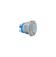 E40B 16MM METAL IŞIKSIZ YAYLI BUTON - BOMBE - 1 NO - IP67