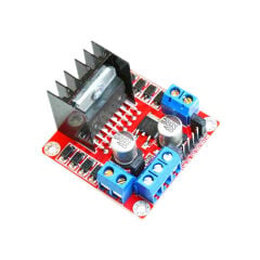 L298N Kırmızı Çift Motor Sürücü Kartı