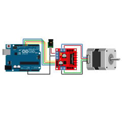 L298N Kırmızı Çift Motor Sürücü Kartı