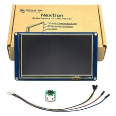 Nextion 5.0” Dokunmatik HMI TFT LCD Ekran – 16MB Dahili Hafıza, UART Destekli