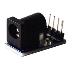 5.5mm x 2.1mm DC Güç Girişi Jak Soketi Modül Kartı – Siyah (DC-005)