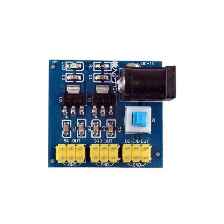 6-12V Girişli 3.3V / 5V Çıkışlı DC-DC Step Down Voltaj Dönüştürücü Güç Modülü