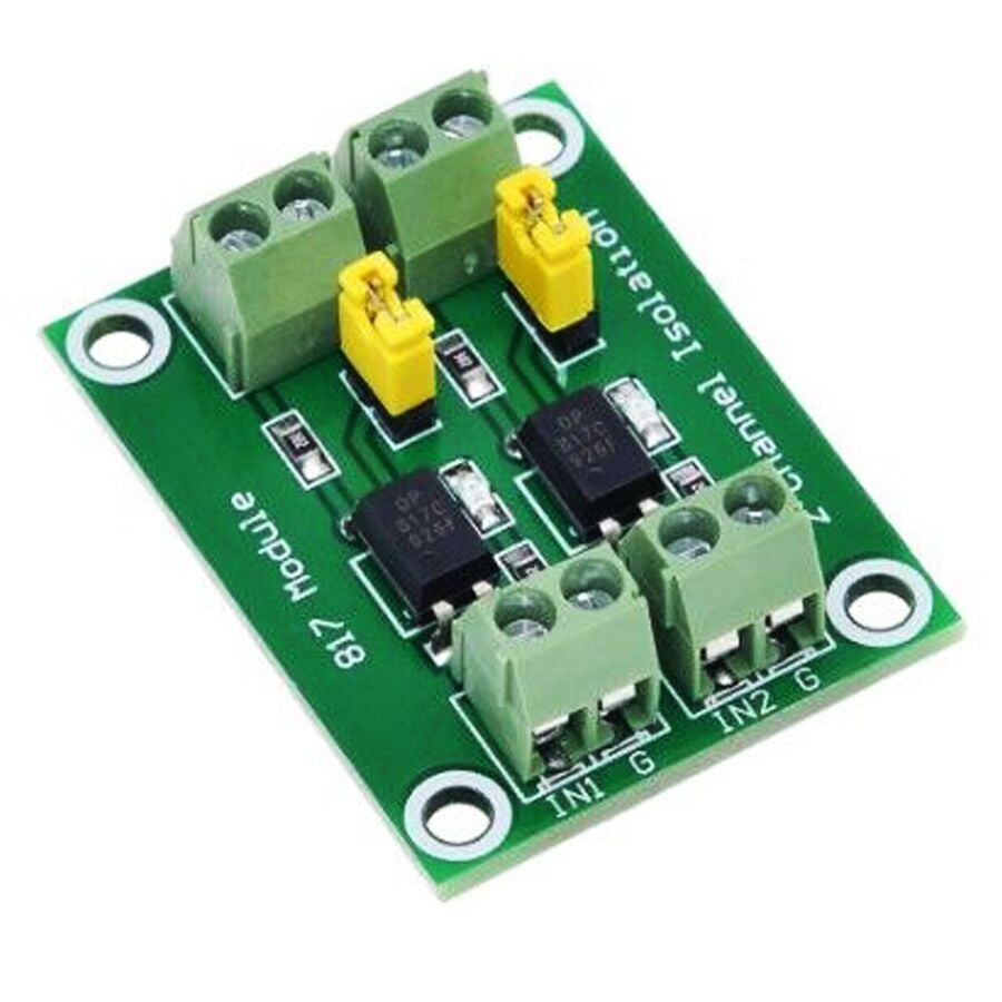PC817 2 Kanal Optokuplör İzolasyon Modülü