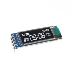 0.91'' I2C OLED Display – 128x32 Piksel – SSD1306 Sürücü – Beyaz