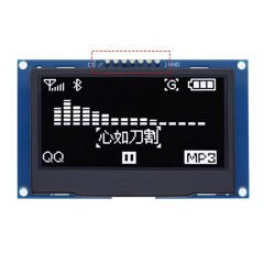 2.42 inç 128x64 OLED Ekran Modülü - SSD1309 - 7 Pin - SPI/IIC I2C - Seri Bağlantı - Beyaz
