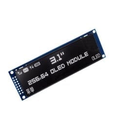 3.12 İnç 256x64 OLED Ekran Modülü - SSD1322 - Paralel/SPI - Beyaz
