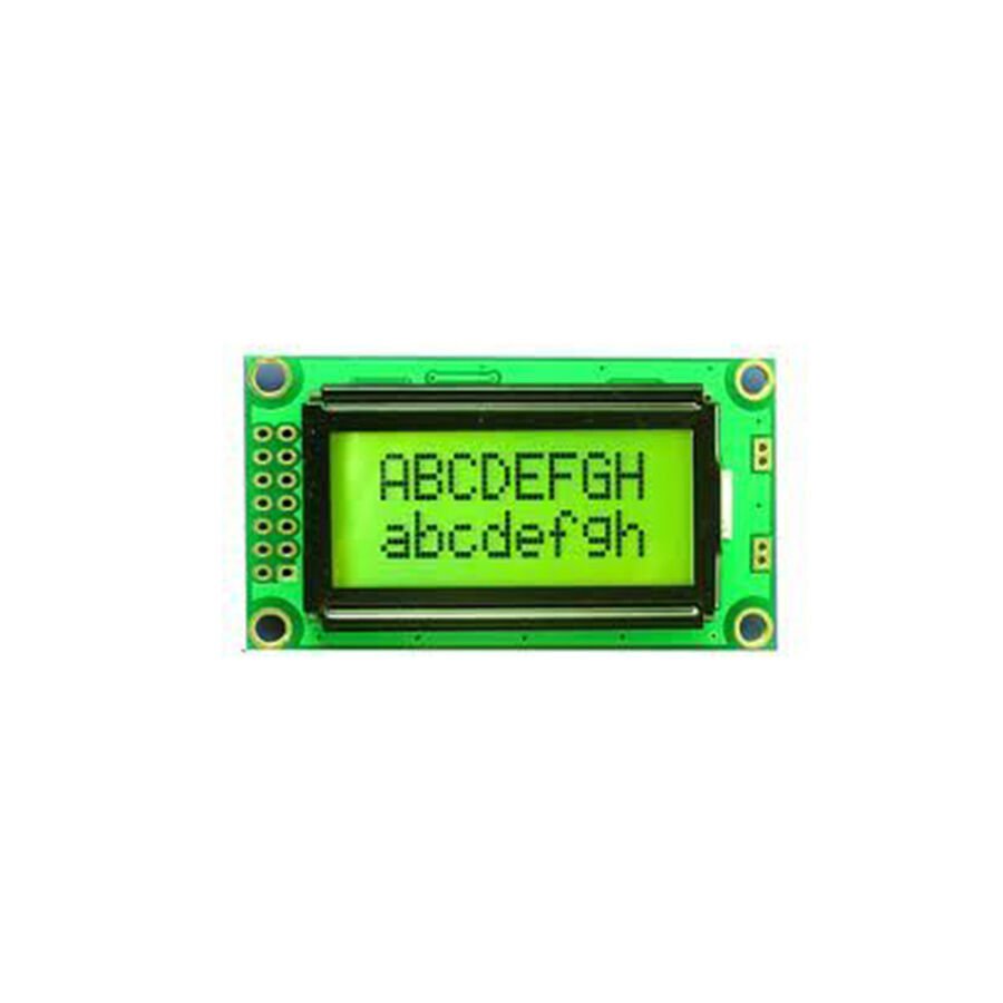 2x8 LCD Ekran Modülü – TC802C-03 – Yeşil Arka Işık