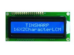2x16 Karakter LCD Ekran – Mavi Arka Işık – Sol Üst Pin Çıkışlı