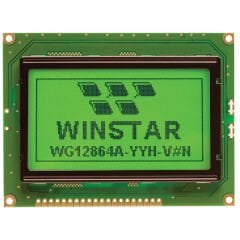 WG12864A-YYH-V#N – 128x64 Grafik LCD Ekran (Yeşil Arka Işıklı)