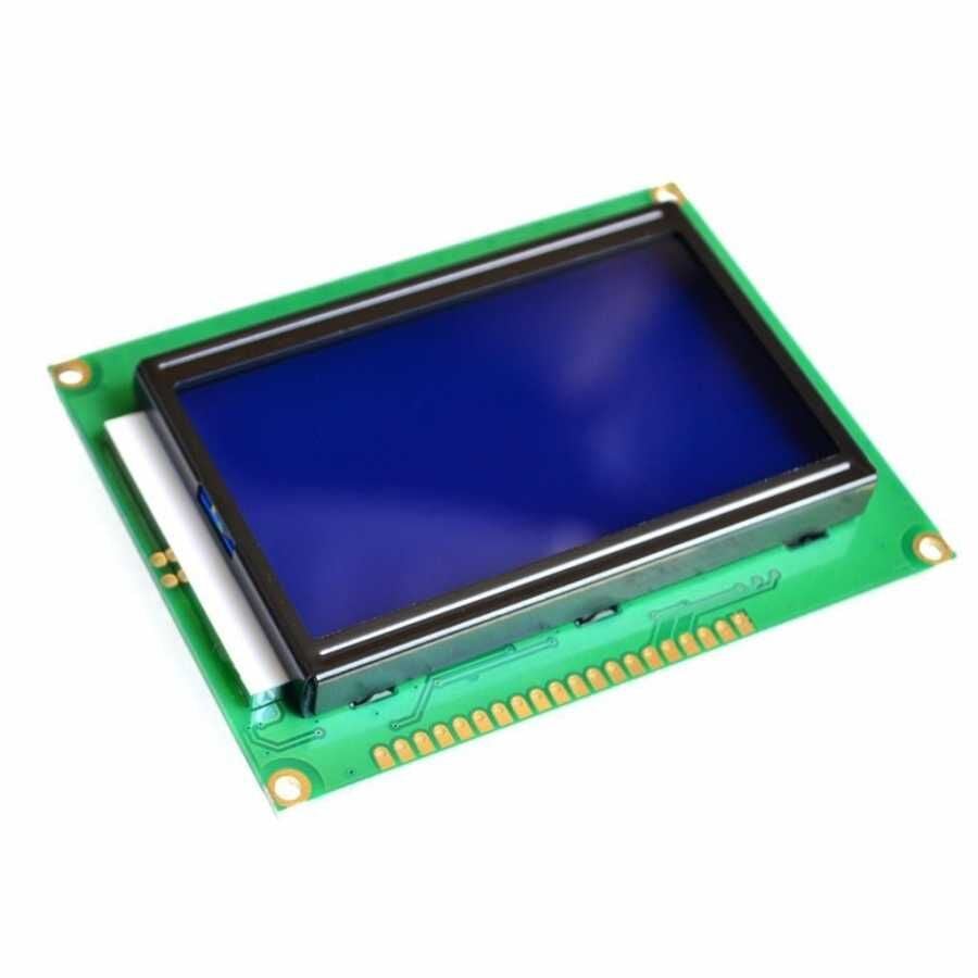 WG12864A-TMI-V#N – 128x64 Grafik LCD Ekran (Mavi Arka Işıklı)