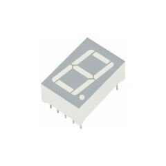 14mm Kırmızı LED 7 Segment Display – Ortak Anot, Gri Yüzey