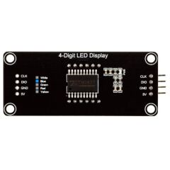 4 Digit LED Display Saat Modülü - TM1637 (Mavi Işık)