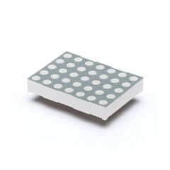 5x7 Kırmızı LED Dot Matrix Display – Ortak Anot, 52x33mm, 5mm LED