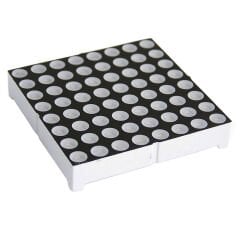 8x8 Kırmızı LED Dot Matrix Display – Ortak Anot, 60x60mm, 5mm LED