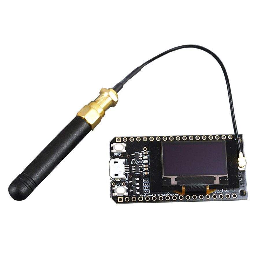 ESP32 LoRa32 868MHz Geliştirme Modülü - WiFi, Bluetooth, OLED Ekran, SX1276, CP2102