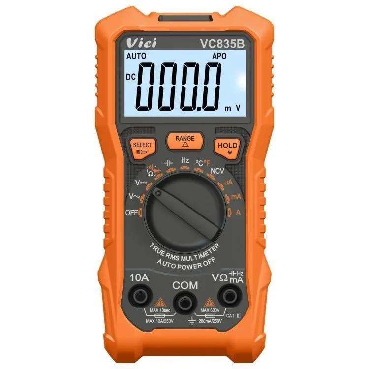 Vici VC-835B Çok Fonksiyonlu Dijital Multimetre – Hassas ve Güvenilir Ölçüm