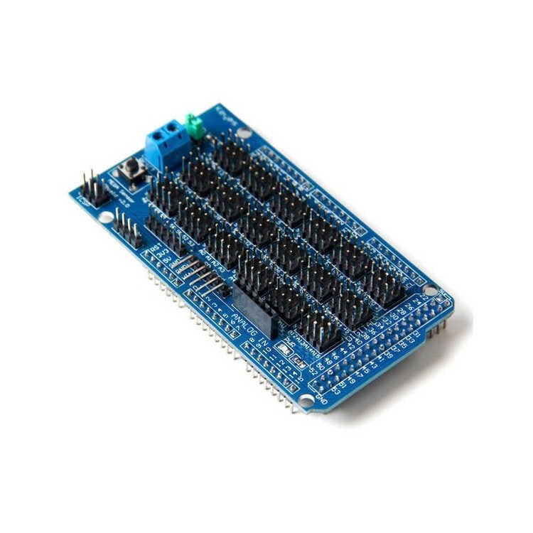Arduino Mega Sensör Shield - Genişletme Kartı ve Sensör Bağlantı Modülü