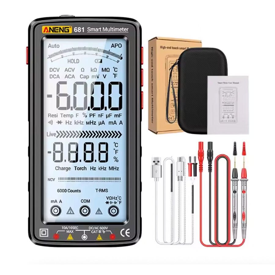 ANENG 681 Şarjlı Dijital Multimetre