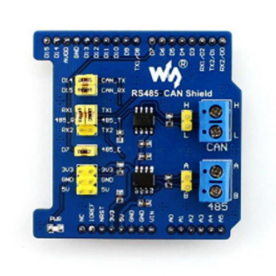 RS485 CAN Shield - Arduino ve NUCLEO Uyumlu İletişim Modülü