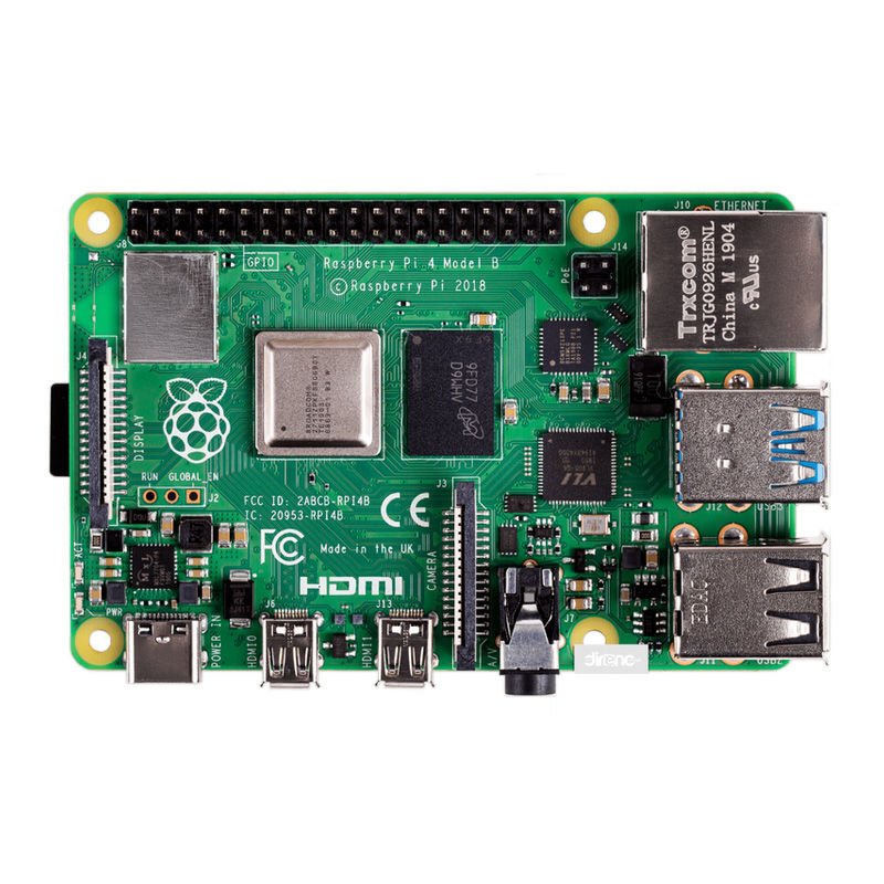Raspberry Pi 4 Model B - 2GB RAM, 1.5GHz Dört Çekirdekli Mini Bilgisayar