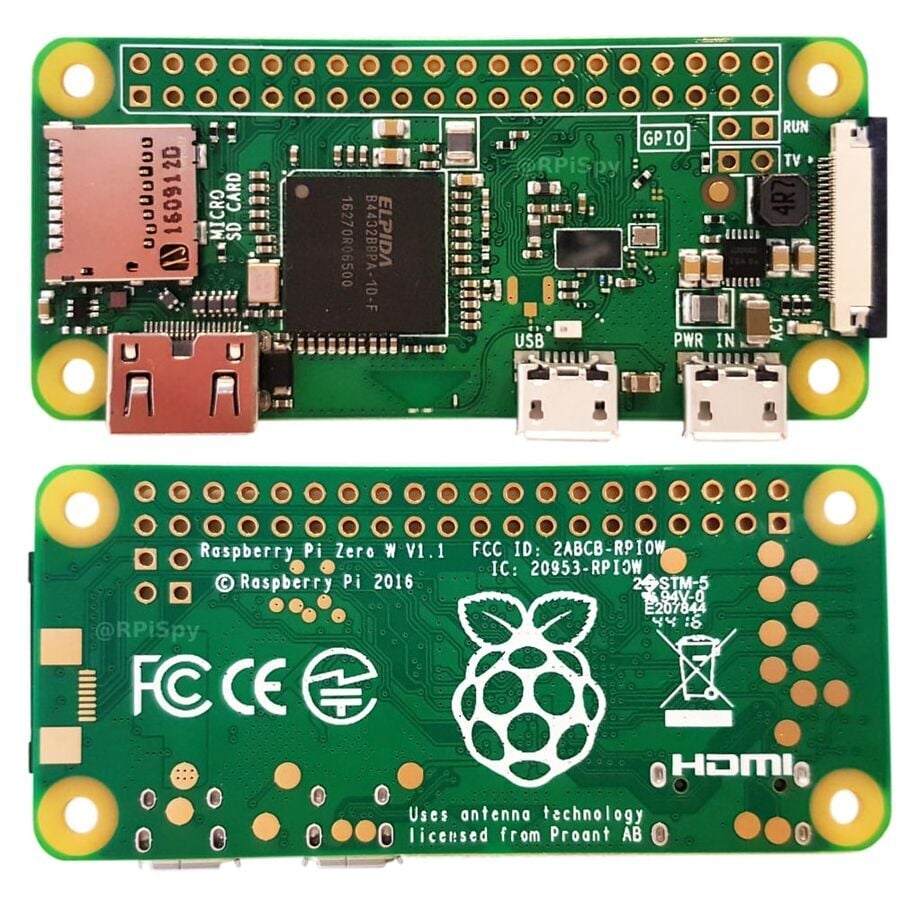 Raspberry Pi Zero W | Ultra Kompakt Kablosuz Mini Bilgisayar
