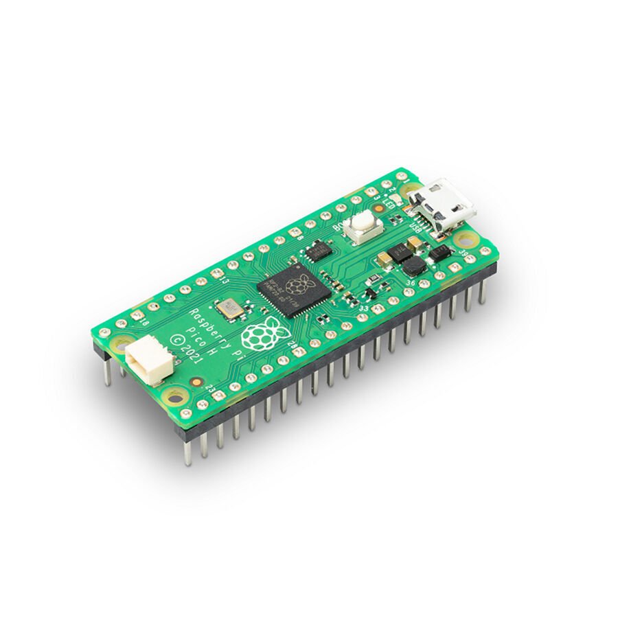 Raspberry Pi Pico H | Header'lı RP2040 Mikrodenetleyici Kartı