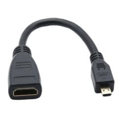 4K 60Hz Ultra HD Micro HDMI – HDMI Dönüştürücü Kablo (15 cm) – Raspberry Pi Uyumlu