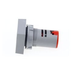 22mm AC 60-500V Dijital Voltmetre - Kırmızı