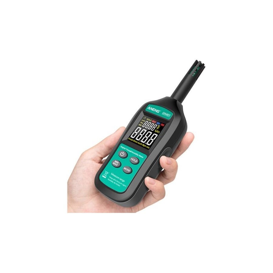 ANENG GN401 Mini Dijital Sıcaklık ve Nem Ölçer – Termometre & Higrometre