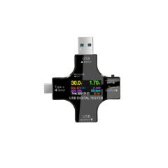 12 in 1 USB Dijital Voltaj ve Akım Test Cihazı – Çok Fonksiyonlu USB Tester