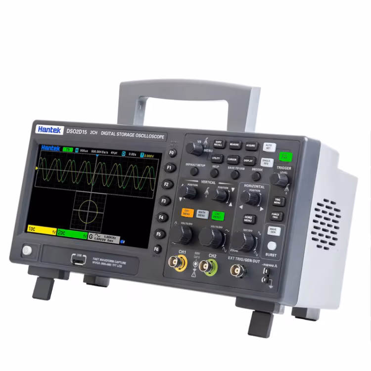 HANTEK DSO2D10 2+1 Kanal 100MHz Dijital Osiloskop ve Fonksiyon Jeneratörü