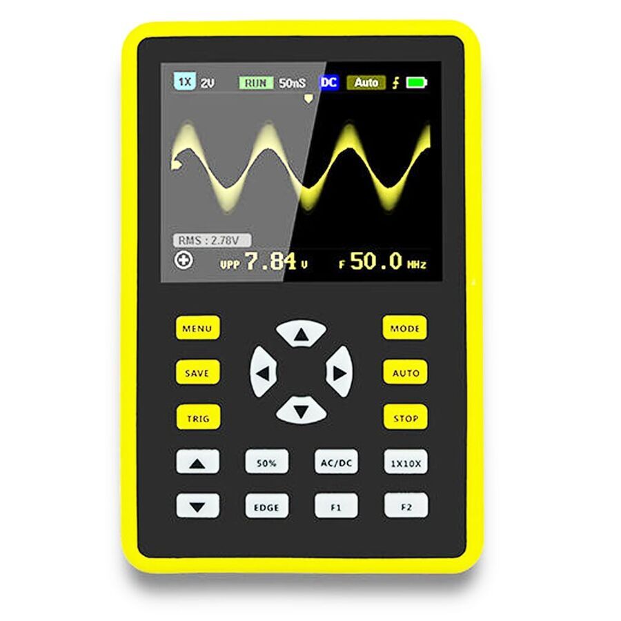 FNIRSI-5012H 100MHz 2.4'' El Tipi Dijital Osiloskop 500MS/s, 64MB Depolama