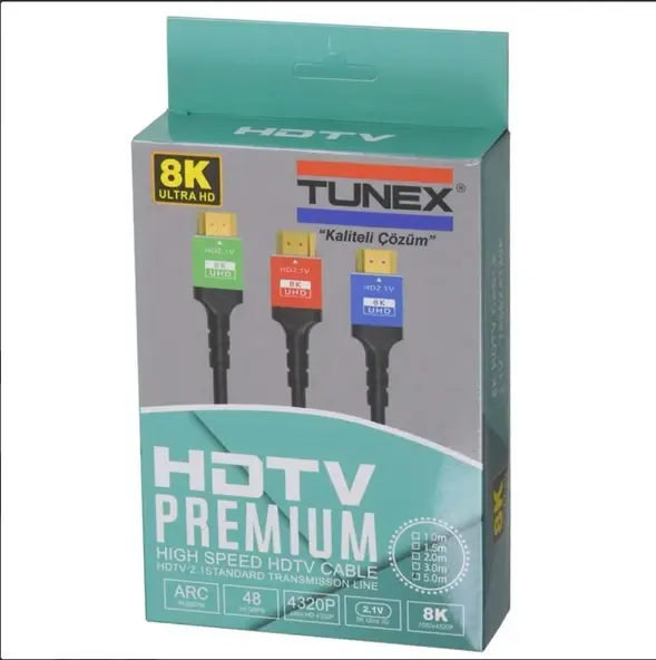 TUNEX THD-300 8K 3 MT 8K HDMI KABLO