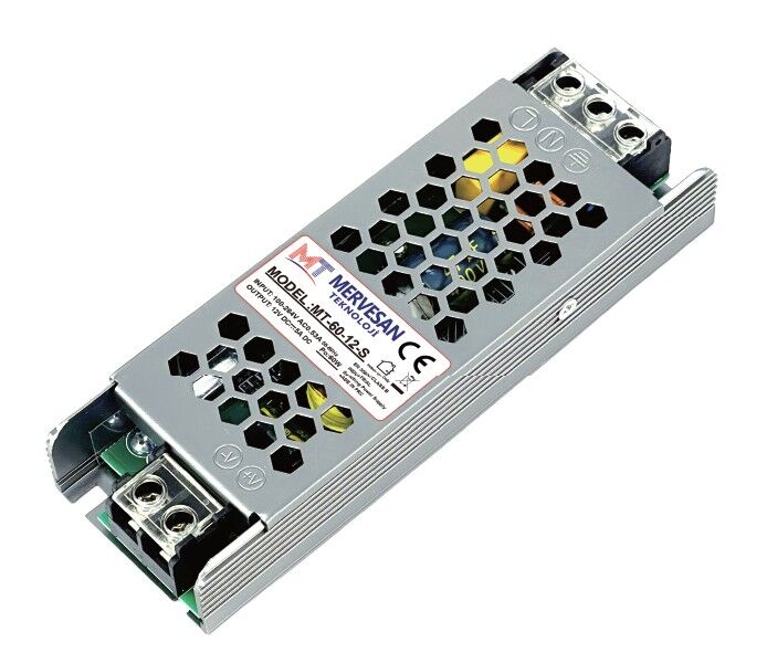 MERVESAN MT-60-12-S 12V 5A SLIM ADAPTÖR