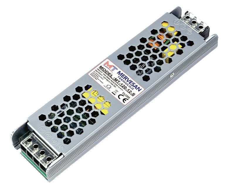 MERVESAN MT-120-12-S 12V 10A SLIM ADAPTÖR
