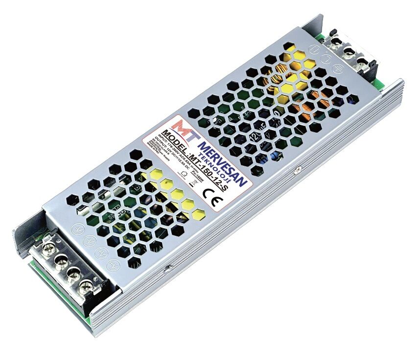 MERVESAN MT-150-12-S 12V 12.5A SLIM ADAPTÖR